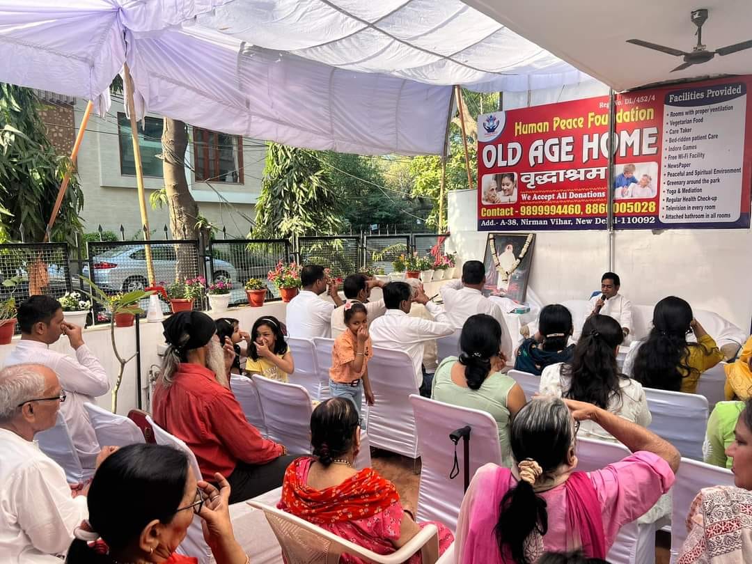 Holi Celebration at Old Age Home