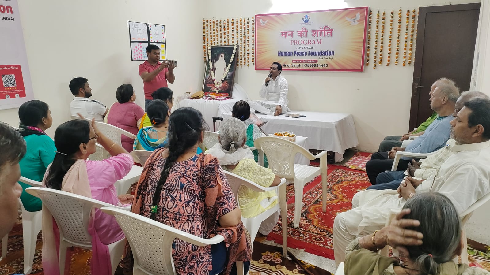 Mann ki Shanti Program at Old Age Home - 7th April 2024